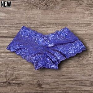 New Soft Sexy Lace Purple Cheeky Panty